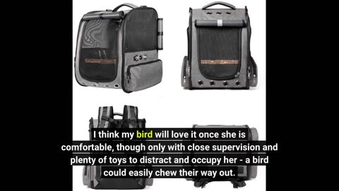 Bird Carrier #Cage Bird Travel Backpack with-Overview