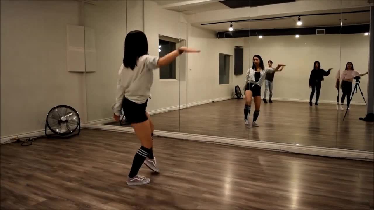 Hot dance on mirror line