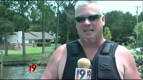 Disabled water skiing in Tyler Texas