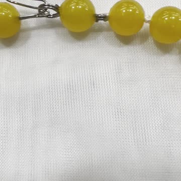 Handmade + Knotting Unique 22” Statement Necklace with 925 Silver, Agate