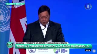 Bolivia denounces "carbon colonialism" at COP26