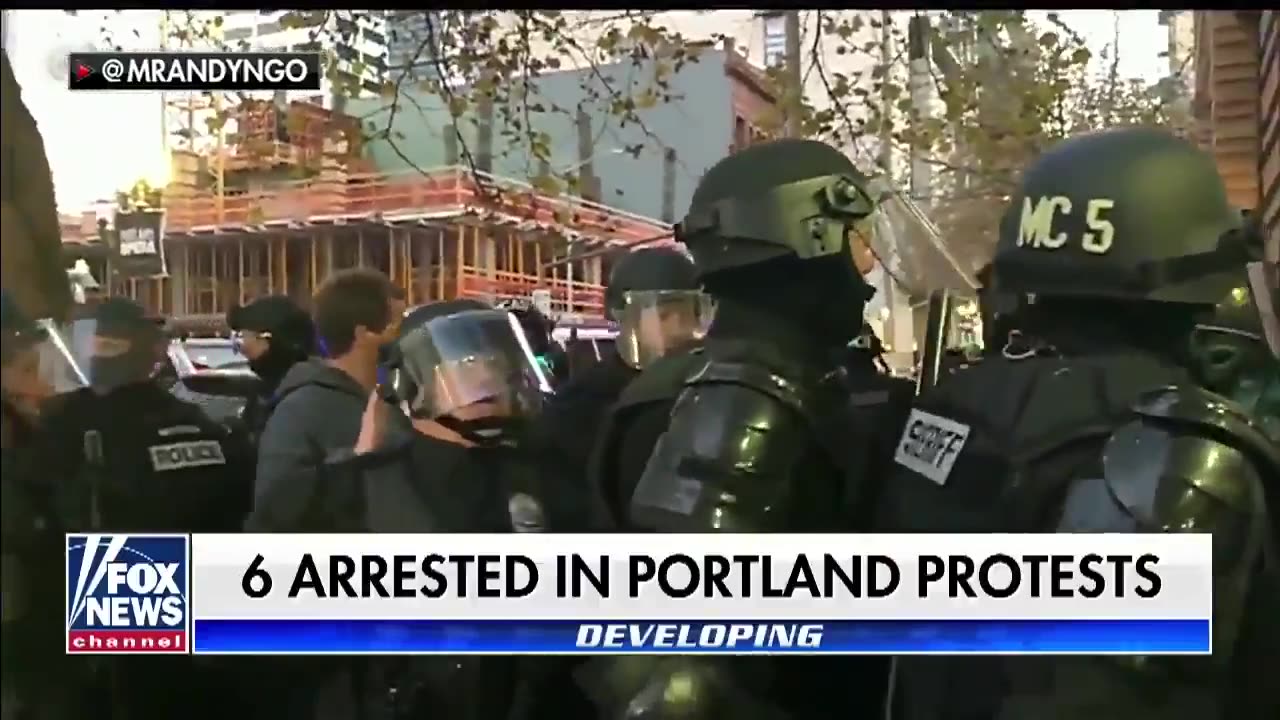 Nov 19 2018 Fox news talking about Portland Antifa