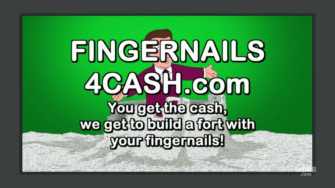 Family Guy - Fingernails4Cash com (TV Commercial)