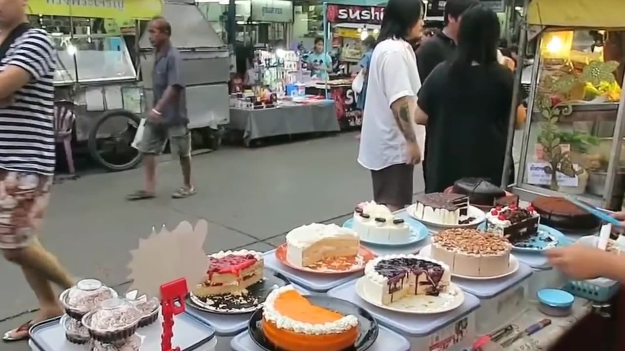 Beautiful Cake | Thailand street food Bangkok