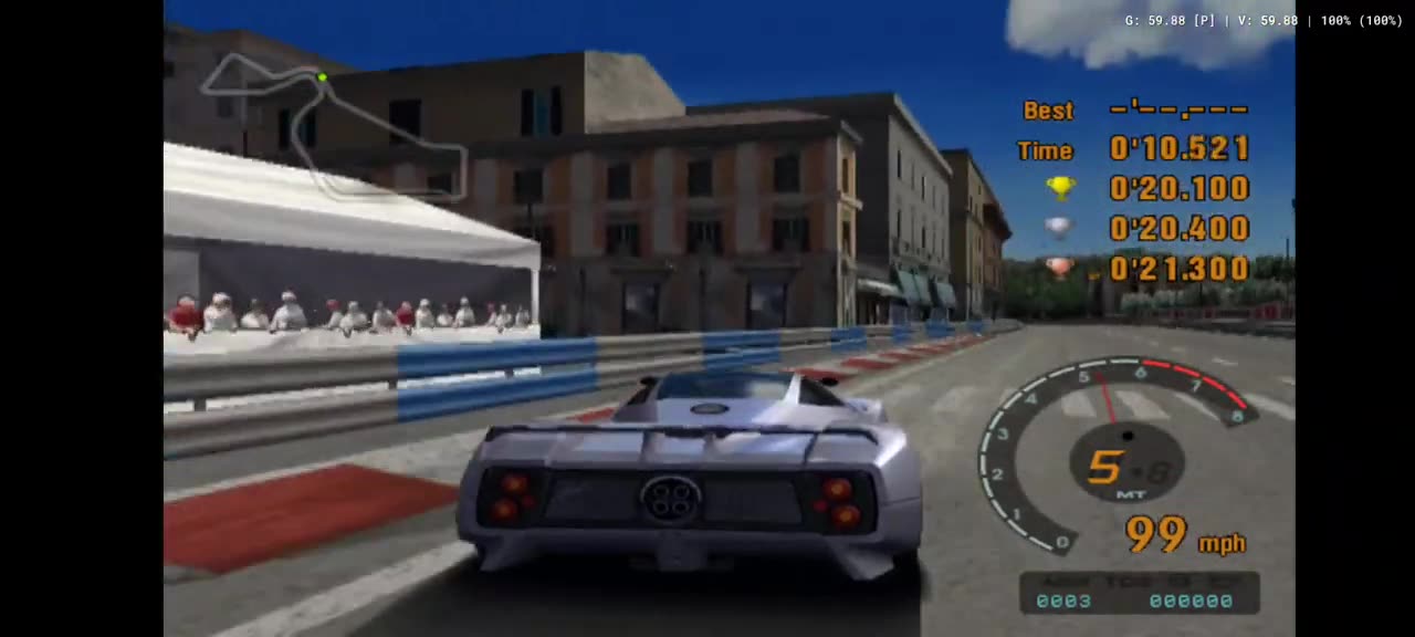 Gran Turismo 3 - License Test IA-6 Final Try(AetherSX2 HD)