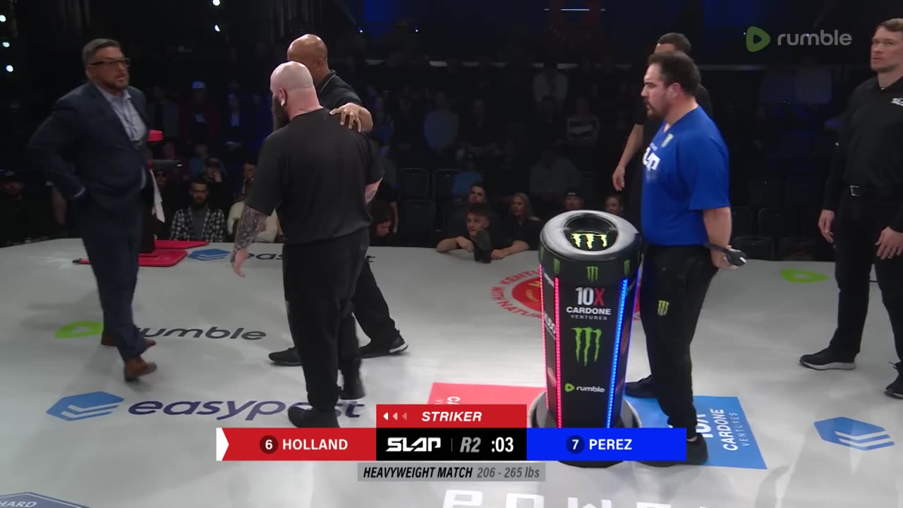 Power Slap 1 Frank Holland vs Dorian Perez Prelims