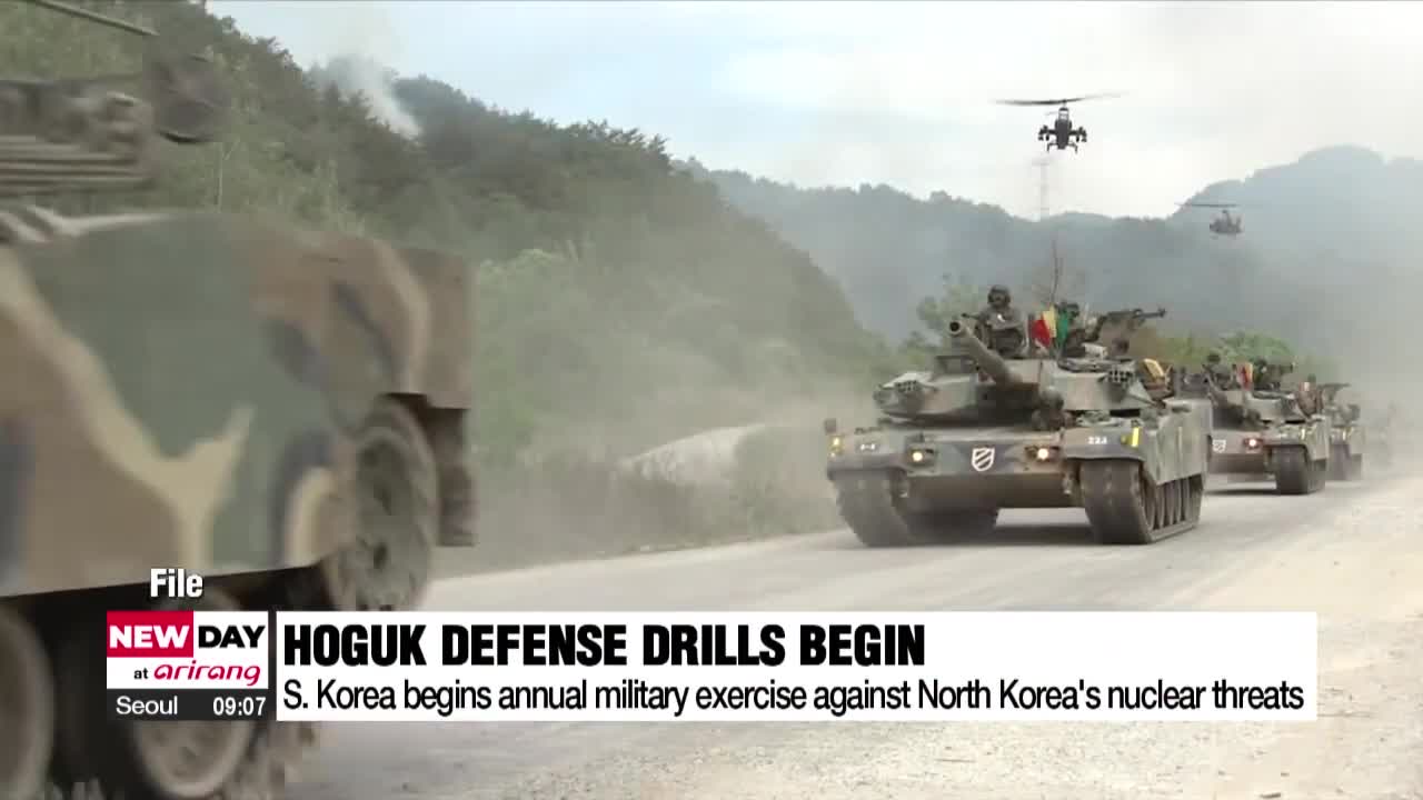 South Korean military kicks off Hoguk defense drills to counter North Korea's nuclear threats