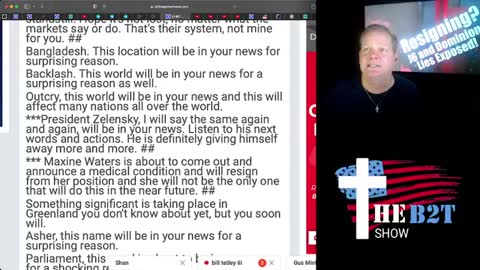 Maxine to Resign? J6 and Dominion Lies Exposed! WordNWorship. B2T Show Jan 16, 2022