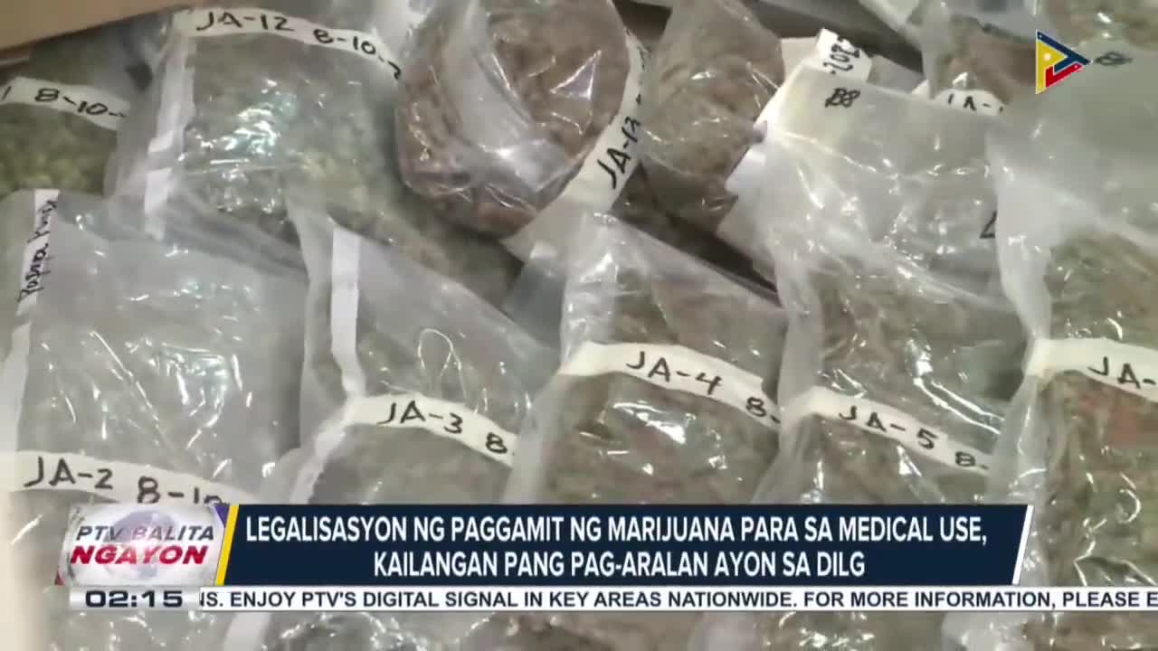 Legalisasyon ng medikal na paggamit ng marijuana, kailangan pang pag-aralan ayon sa DILG