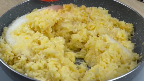 Rice and egg recipe at home 😋very easy and testy