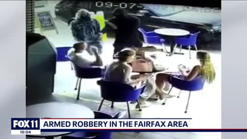 Brazen robbers robs 3 people at gun point broad daylight (explicit)