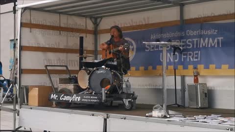 KUNDGEBUNG - BAUTZEN, Kornmarkt, 08 10 2022 - MICHAEL PRITZKE, Wir Waсhen Auf