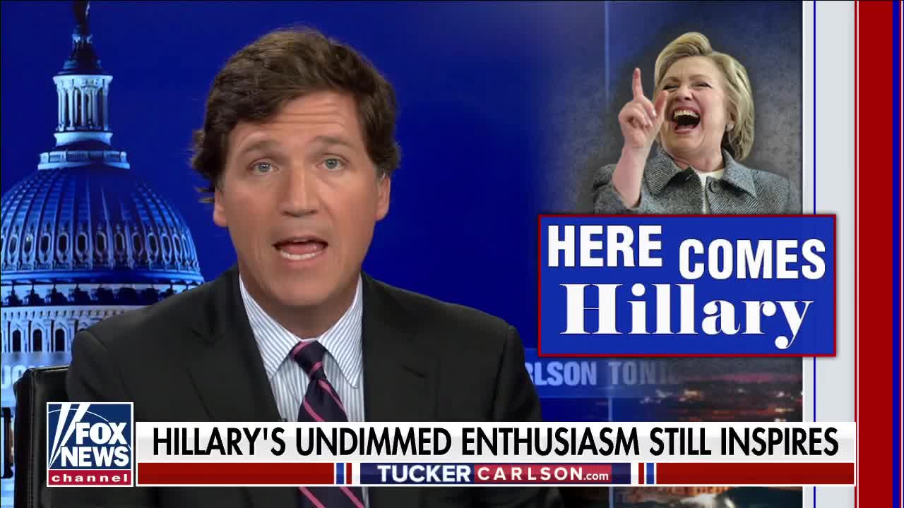 Brace Yourselves: Here Comes Hillary Clinton 2024 Chatter - Tucker Carlson Dives In (Savage Epstein)