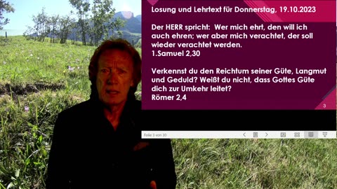 Losung - Wort zum Tag 19.10.2023