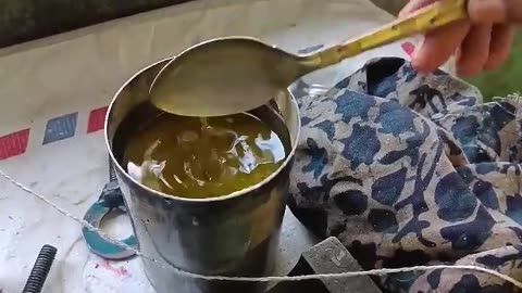 Big candle making process