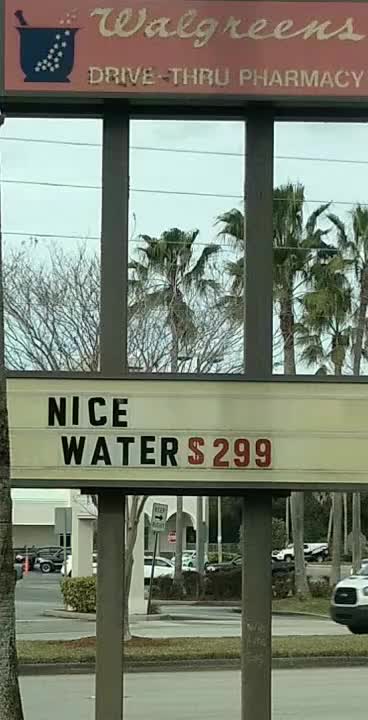 Nice Water vs Bad Water