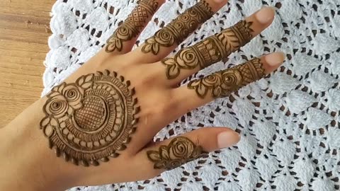 Very Easy and simple Henna designs with Arabic Style!