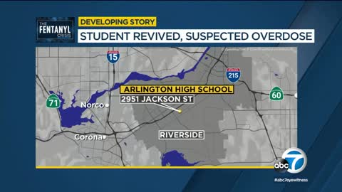 Riverside teen suffered suspected overdose at school after taking fentanyl-laced pill, police say