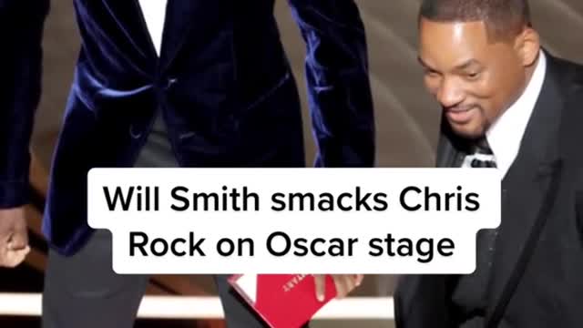 Will Smith smacks ChrisRock on Oscar stage