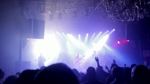 Concert Light Effects Cheering Audience Light Beams