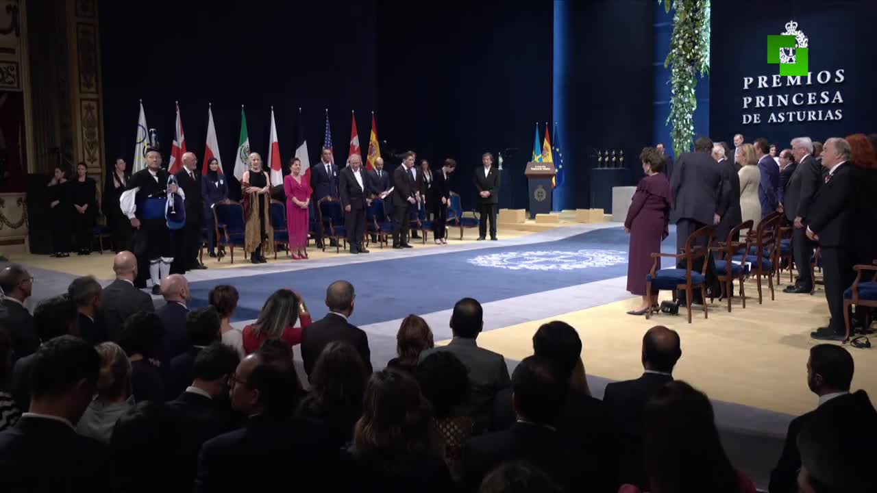 Suena el Himno de Asturias en los Premios Princesa de Asturias 2022