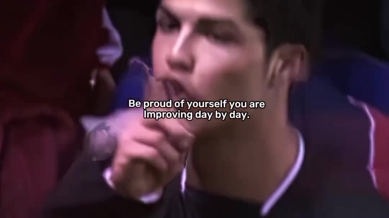 Be proud of yourself.