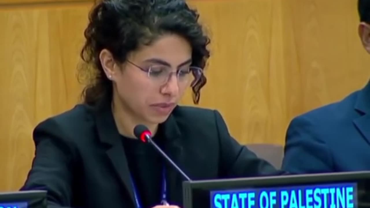 PALESTINE SPEAKING AT UNITED NATIONS