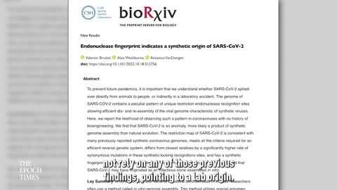 New Study Provides Compelling Evidence of Lab Origin of COVID-19 Trailer Truth Over News