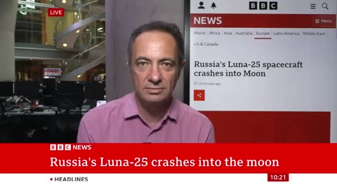 Russia lunar 25 crashes into moon