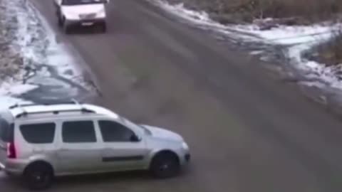 Car accident very funny
