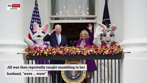 Easter Bunny rescues a 'confused' Joe Biden after he 'wanders off' - Sky News Australia