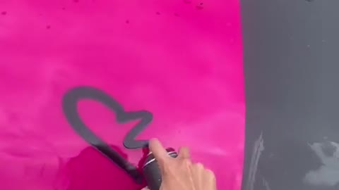 Car hood painting, individual appearance design