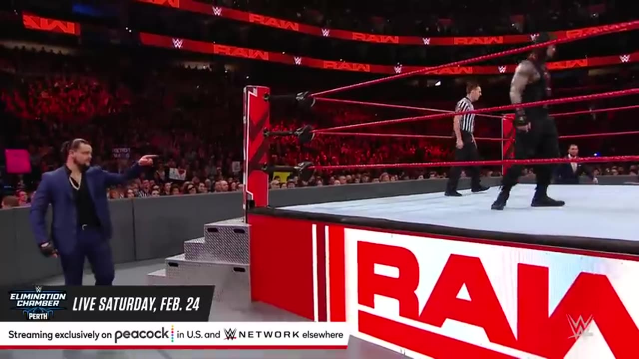 FULL MATCH - The Miz vs. Roman Reigns — Intercontinental Title Match- Raw, J_HIGH