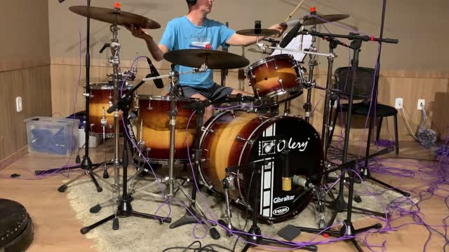 Drum recording of "Dark matte soul" with Rafael