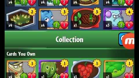 Plants vs. Zombies Heroes Freeze Control Deck.