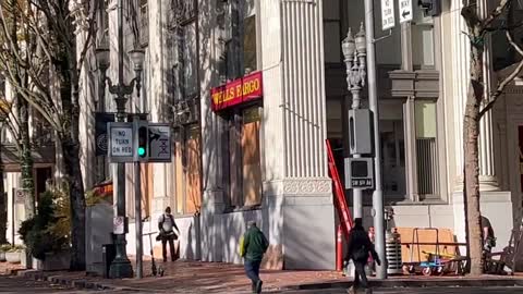 Portland Businesses Boarded Up Windows Before Midterms