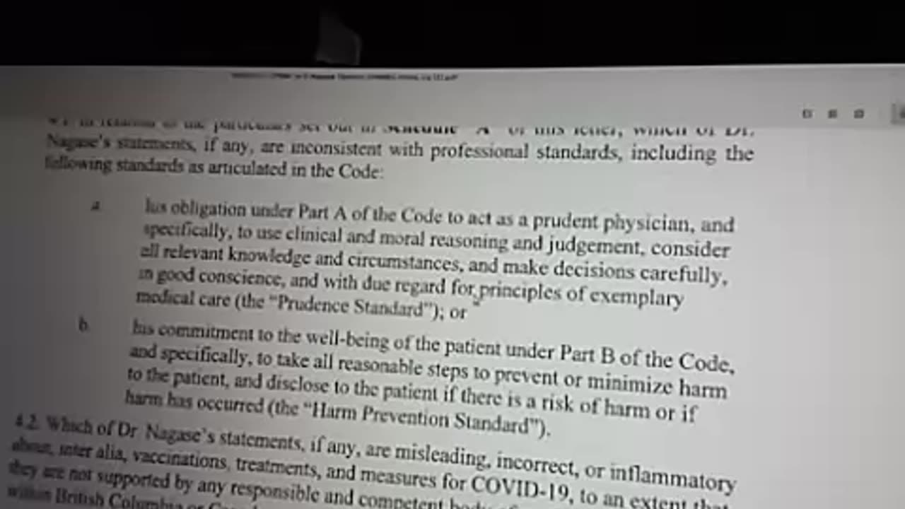 Defense Statements against College of Physicians and Surgeons Accusations. Hearing Day 3. Part 1.