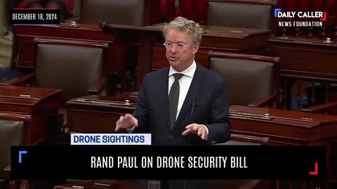 Sen. Rand Paul Speaks About the Drone Security Bill