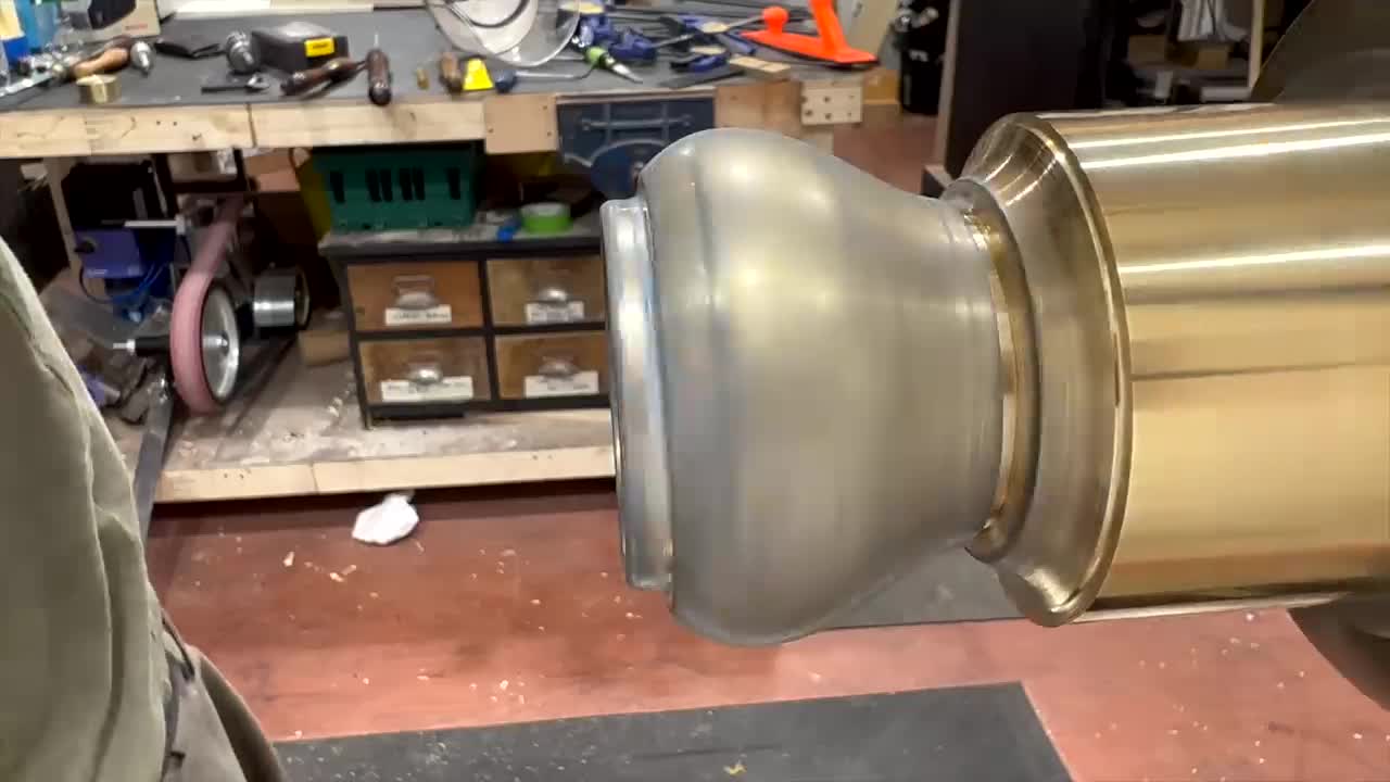 Woodturning - I Turned Solid Brass On A Wood Lathe !!5