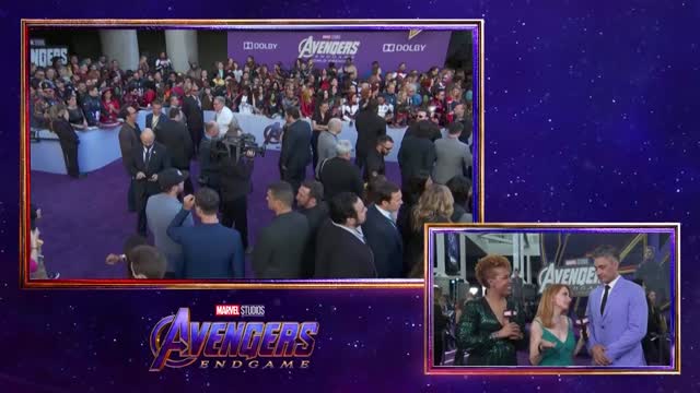 Taika Waititi Brings the Party to the LIVE Avengers Endgame Premiere