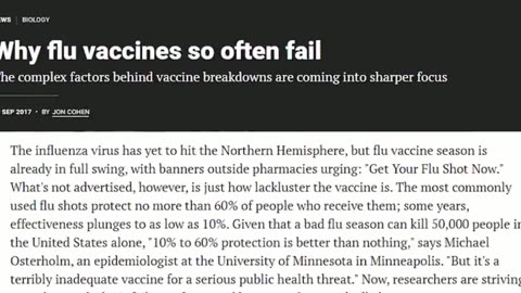 FLU SHOTS ARE FILLED WITH TOXIC MRNA