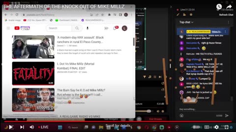 2.27.2023 - Lord C.P. Livestreams - Mike Millz took down all of his videos after the beatdown