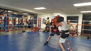 Joey sparring Dylan 1. 6/5/23