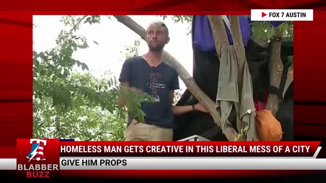 Homeless Man Gets Creative In This Liberal Mess Of A City