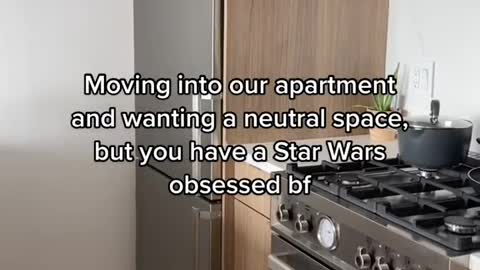 Moving into our apartment and wanting a neutral space,