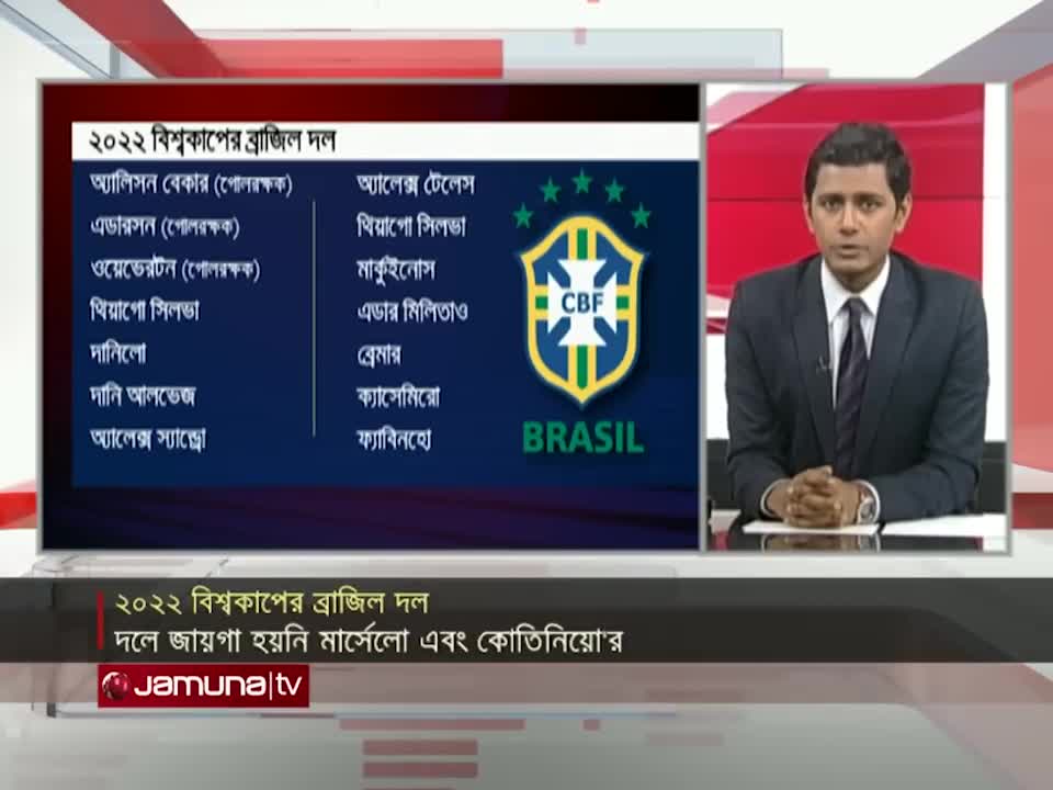 ফিফা বিশ্বকাপ ২০২২ এর জন্য স্কোয়াড ঘোষণা করেছে ব্রাজিল | Brazil World Cup Team