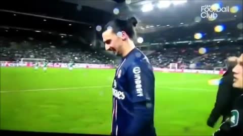 Zlatan funny moment in PSG