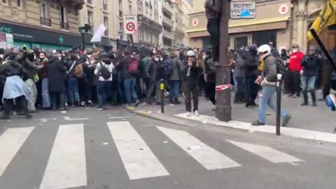 It's popping off in Paris again.