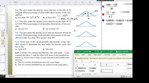 STP 226 Tu Feb 22: Standard Normal Distribution I