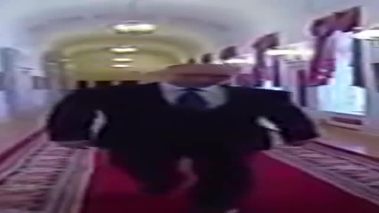 Wide Putin walking but he's always in frame (full version)